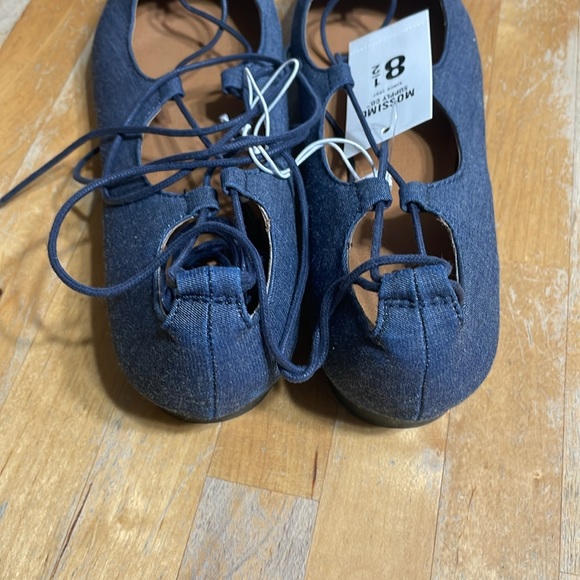 NWT Mossimo Kady denim lace up ballet shoe - Picture 5 of 6